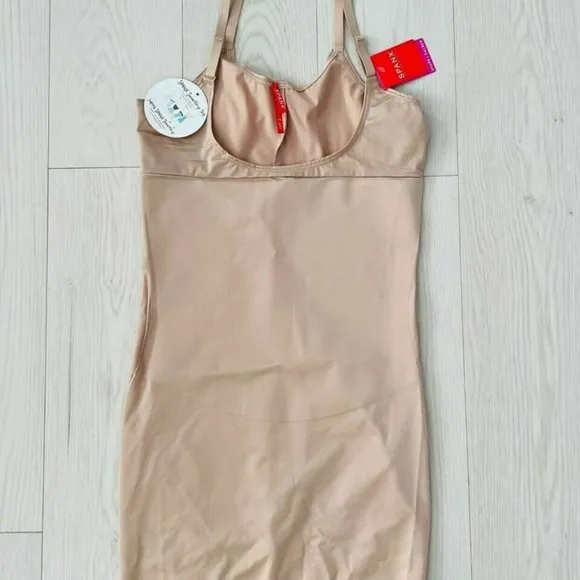 Spanx 10178R Open Bust Slip Dress in Foundation