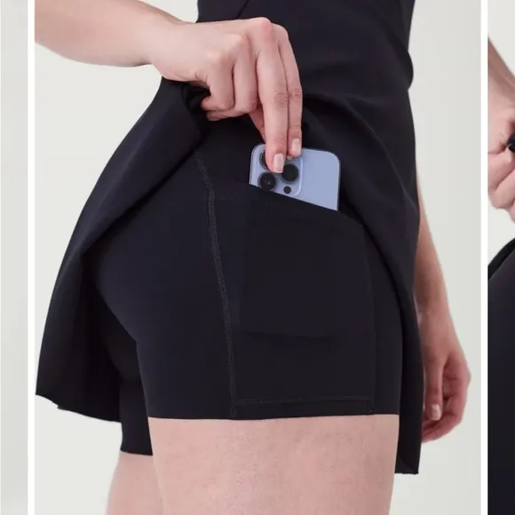 Spanx The Get Moving Square Neck Dress