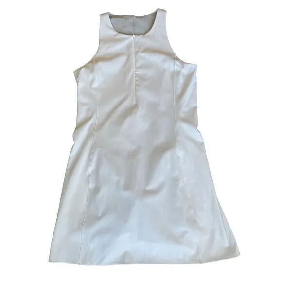 Spanx the get moving zip front easy access dress for women - size Small White