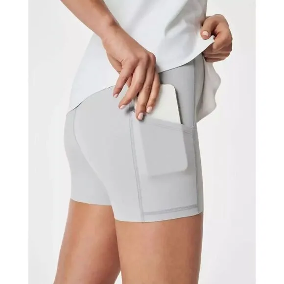 Spanx the get moving zip front easy access dress for women - size Small White