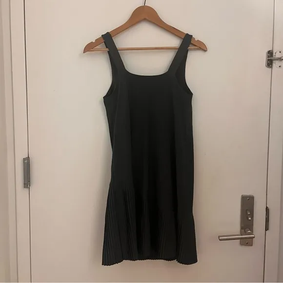 Spanx Yes, Pleats! Dress in Color Pine Stone