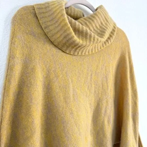 Sparrow Cashmere Wrap Shrug Gold Anthropologie XS Cozy Luxury Boho Chic Timeless