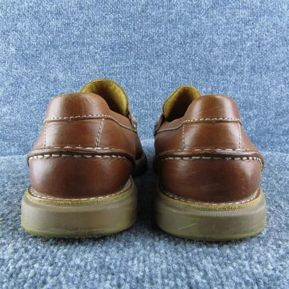 Sperry Gold Cup Men Penny Loafer Shoes Size 7.5 Medium Brown Leather Slip‎ On