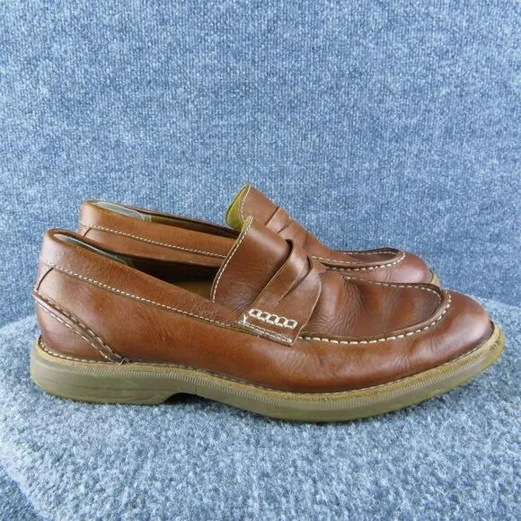 Sperry Gold Cup Men Penny Loafer Shoes Size 7.5 Medium Brown Leather Slip‎ On