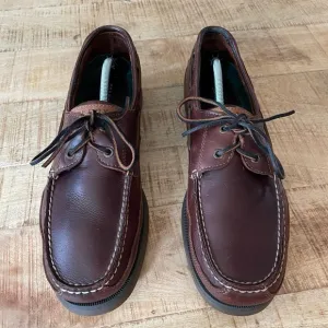 Sperry Leather Boat Shoes Top-Sider Brown Lace Up Loafer Shoes Mens 13M