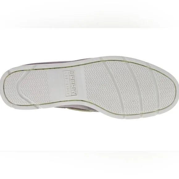 Sperry Men's Leeward Nautical Cross Lace Boat Shoe Size 8 in Grey NWT in packagi