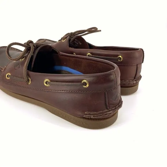 SPERRY Original 2-Eye Top-Sider Boat Loafer Amaretto Brown 11.5