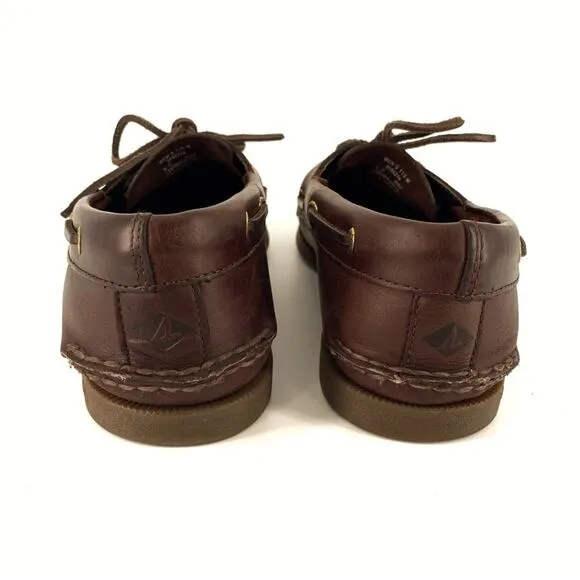 SPERRY Original 2-Eye Top-Sider Boat Loafer Amaretto Brown 11.5