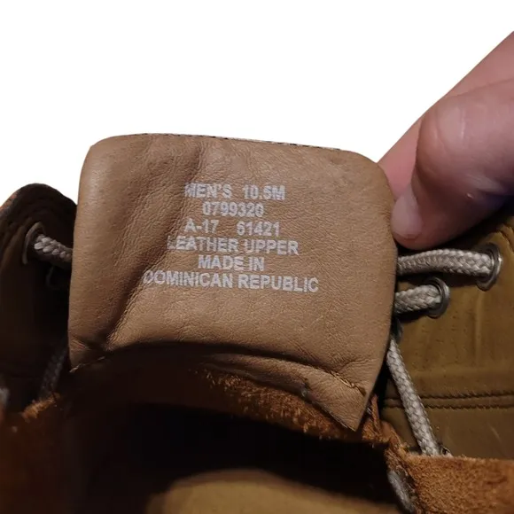 Sperry Top-Sider Billfish Leather Boat Shoes Dark Tan Size 10.5M Box Included