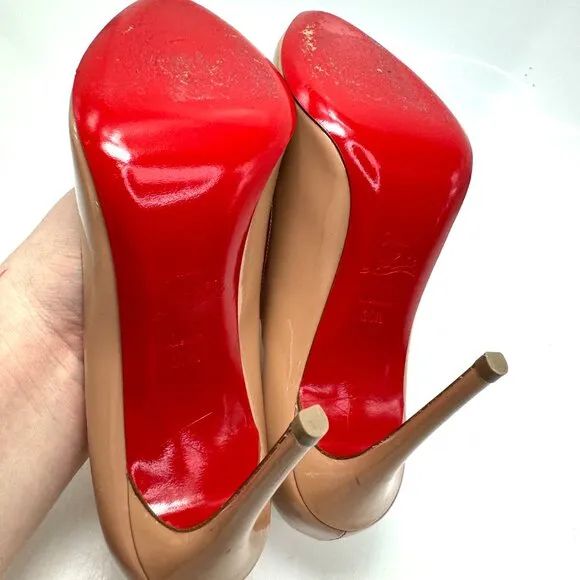 🌷❤️‍🔥SPRING SALE 🔥 FINAL PRICE🌷Christian Louboutin Fifi 100 Patent Pump 38.5