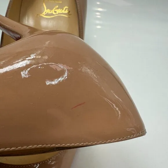 🌷❤️‍🔥SPRING SALE 🔥 FINAL PRICE🌷Christian Louboutin Fifi 100 Patent Pump 38.5