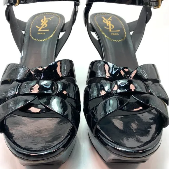 🌷❤️‍🔥SPRING SALE 🔥 FINAL PRICE🌷💥Saint Laurent Tribute Patent Sandal 39.5