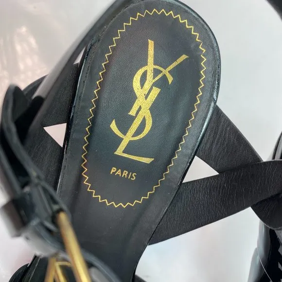🌷❤️‍🔥SPRING SALE 🔥 FINAL PRICE🌷💥Saint Laurent Tribute Patent Sandal 39.5