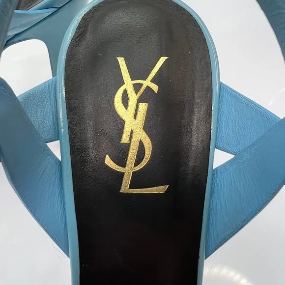 🌷❤️‍🔥SPRING SALE 🔥 FINAL PRICE🌷💥Saint Laurent Tribute Patent Sandals 38.5