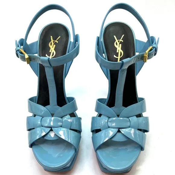 🌷❤️‍🔥SPRING SALE 🔥 FINAL PRICE🌷💥Saint Laurent Tribute Patent Sandals 38.5