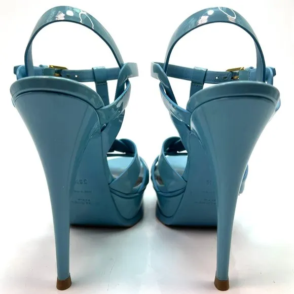 🌷❤️‍🔥SPRING SALE 🔥 FINAL PRICE🌷💥Saint Laurent Tribute Patent Sandals 38.5