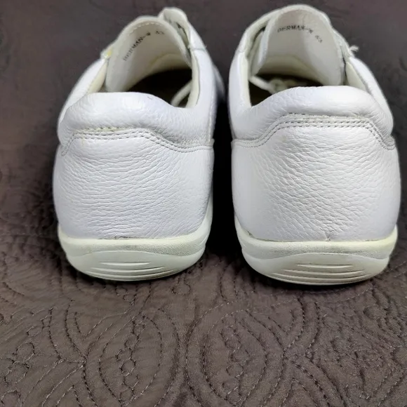 Spring Step Berman Pro Men's Leather Slip Resistant White Shoes Sz 9.5-10, EU 43