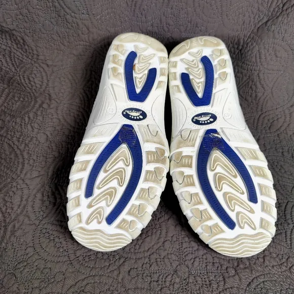 Spring Step Berman Pro Men's Leather Slip Resistant White Shoes Sz 9.5-10, EU 43