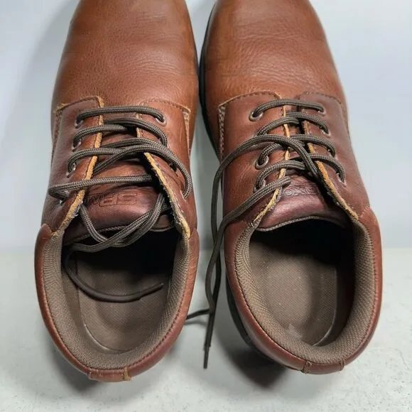 SR Max Slip Resistant Steel Toed Men's Size 10 Brown Work Shoes