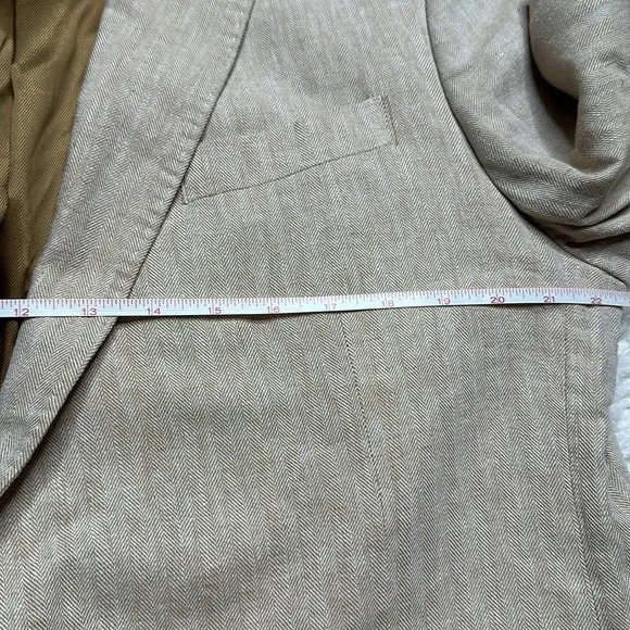 Stafford Mens Classic Fit Sport Coat Linen Blend Business Casual Summer Wedding
