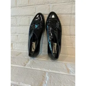 Stanley Blacker Couture Black Patent Leather Shoes 10.5