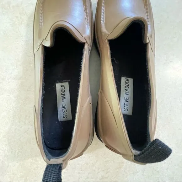 Steve Madden chunky retro Y2K loafers size 6.5 rubber water shoes
