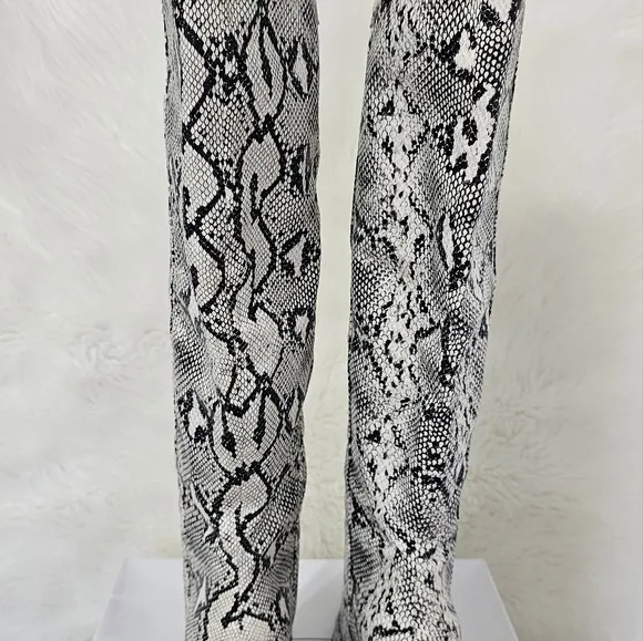 Steve Madden Ranger BLK/White Snake Boots
