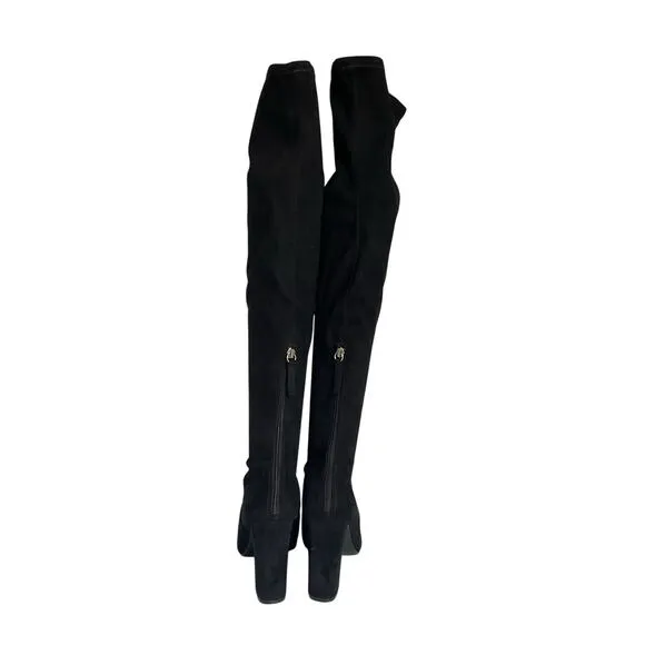 Steve Madden Women's Over the Knee Thigh High Boots  Almond Toe  Mid Heels  7.5
