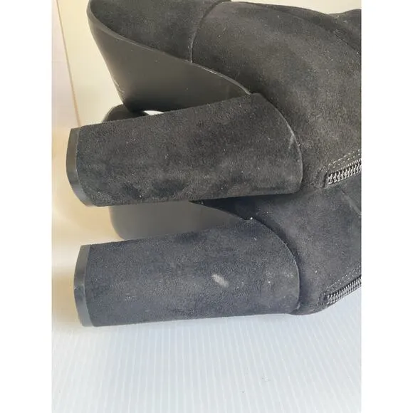 Steve Madden Women's Over the Knee Thigh High Boots  Almond Toe  Mid Heels  7.5