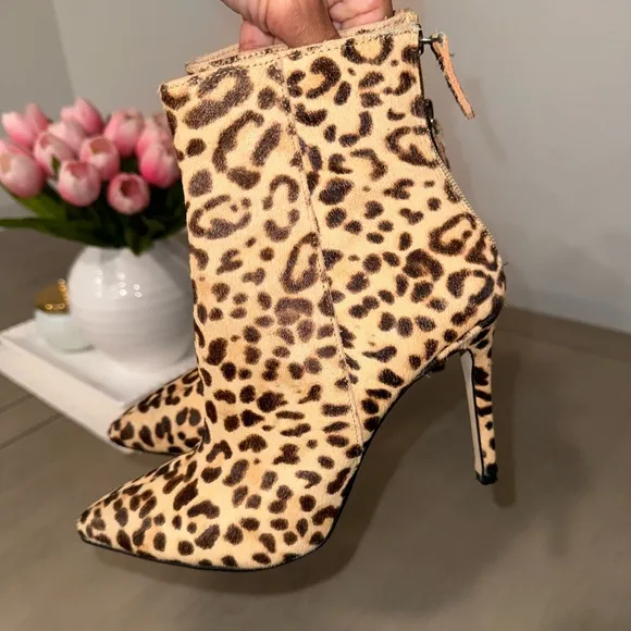 Steve MaddenLeopard Carey Genuine Calf Hair Boots