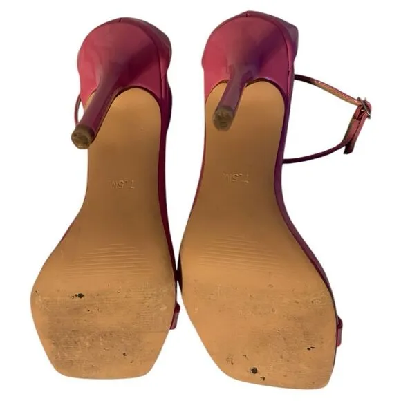 Steve Madden Shaye Pink Patent Heeled Sandal
