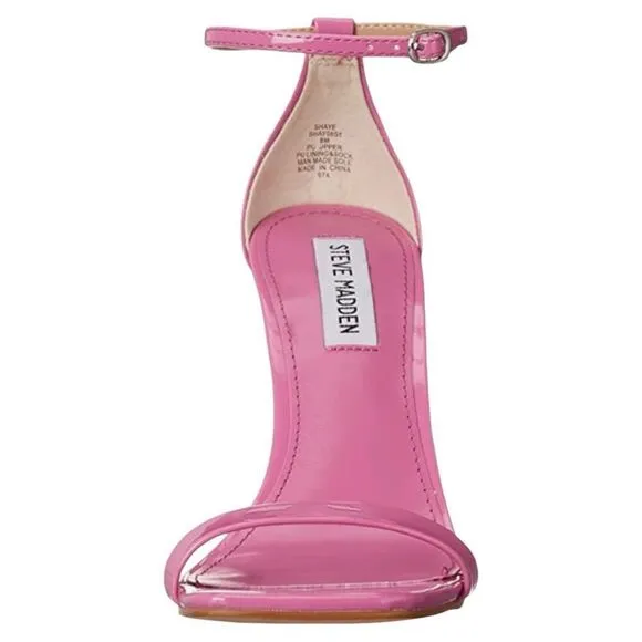 Steve Madden Shaye Pink Patent Heeled Sandal
