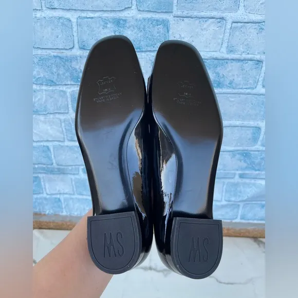 Stuart Weitzman buckled patent leather shoes size 8