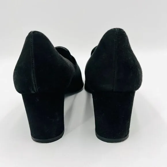 Stuart Weitzman Suede Black Pumps Size 9