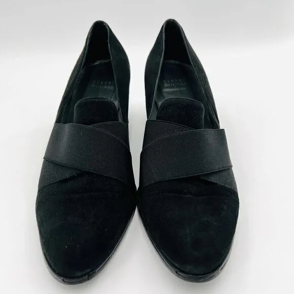 Stuart Weitzman Suede Black Pumps Size 9