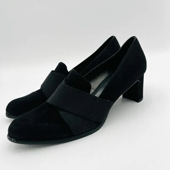 Stuart Weitzman Suede Black Pumps Size 9