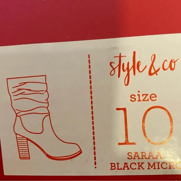 Style &amp; Co Dress Mid Shaft Slouch Boots