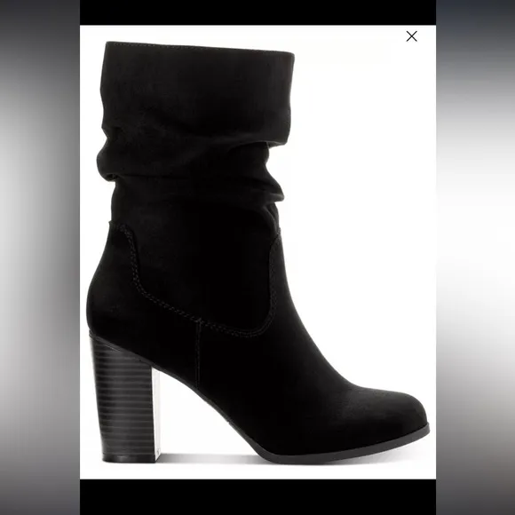 Style &amp; Co Dress Mid Shaft Slouch Boots