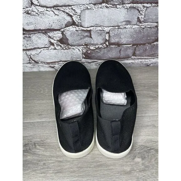 SUAVS The Barton Black Knit Fabric Slip On Casual Shoes Men Sz 11M US/44EU