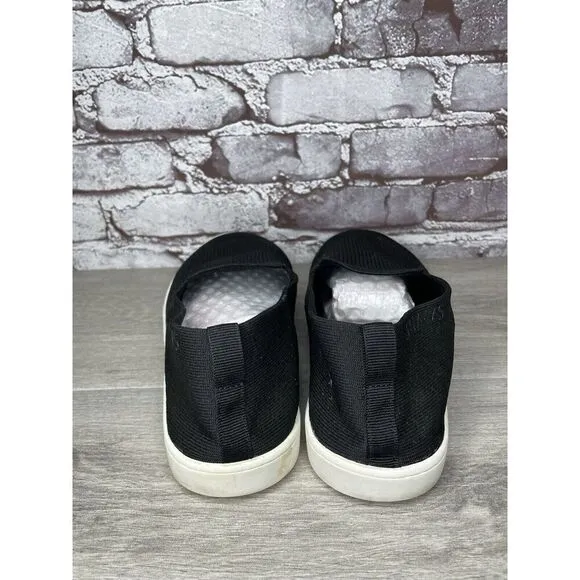 SUAVS The Barton Black Knit Fabric Slip On Casual Shoes Men Sz 11M US/44EU