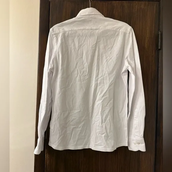 Suitsupply Extra Slim Fit Half Button Pique Dress Shirt