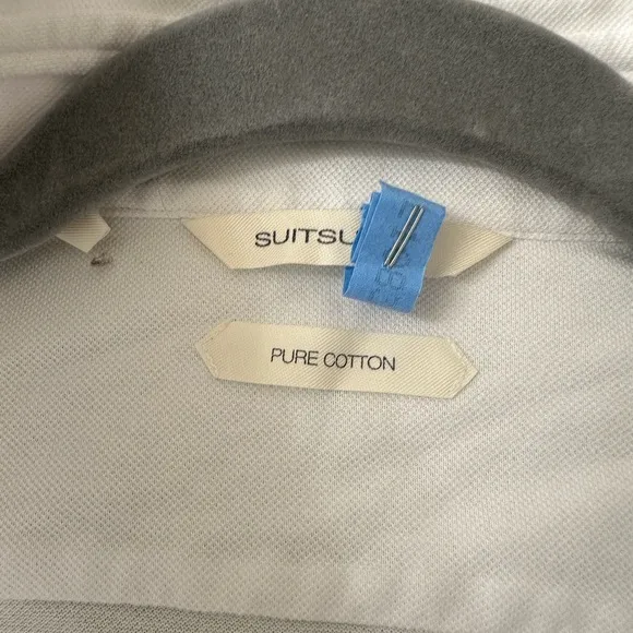 Suitsupply Extra Slim Fit Half Button Pique Dress Shirt