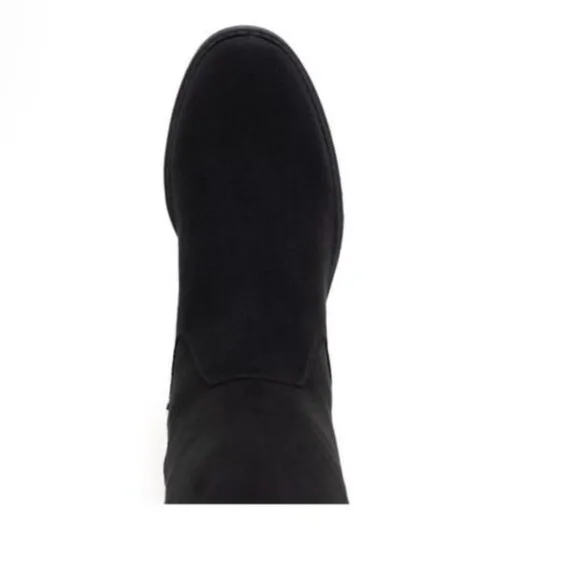 SUN STONE Womens Black Slip Resistant Allicce Round Toe Zip-Up Boots Shoes 7 WC