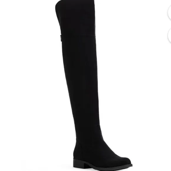 SUN STONE Womens Black Slip Resistant Allicce Round Toe Zip-Up Boots Shoes 7 WC
