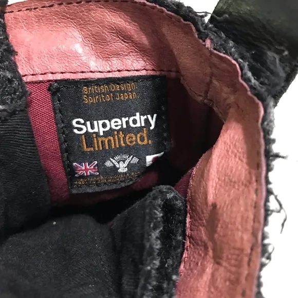 Superdry Woman Trawler mid-combat boots Sz 4-    US 7