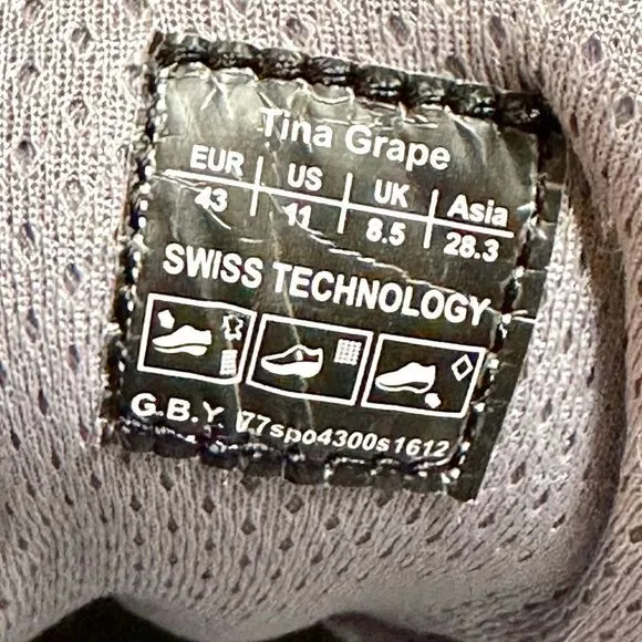 Swiss Joya Tina Grape Ortholite Running Shoes 407