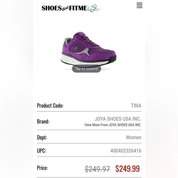 Swiss Joya Tina Grape Ortholite Running Shoes 407