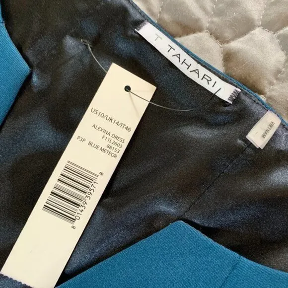 T Tahari Alexina Fit-and-Flare Dress NWT