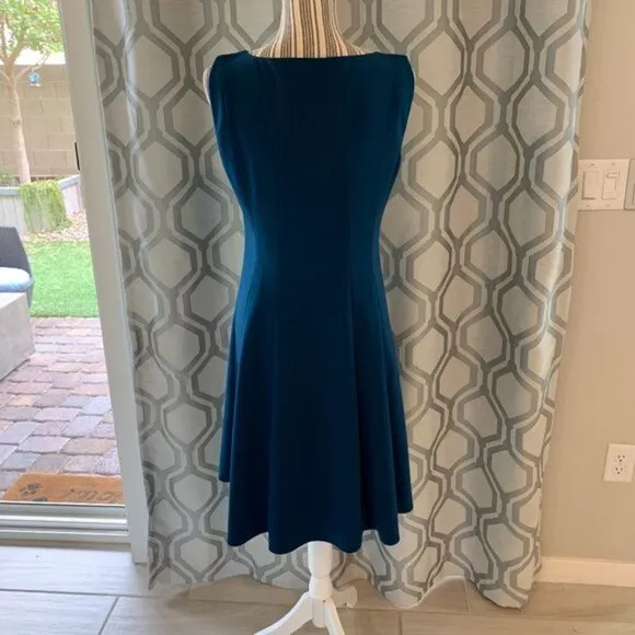 T Tahari Alexina Fit-and-Flare Dress NWT