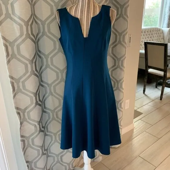 T Tahari Alexina Fit-and-Flare Dress NWT